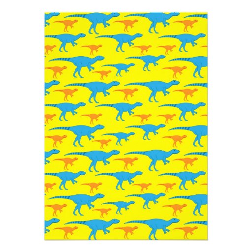 Fun Cool Dinosaur Birthday Party Invitations