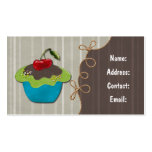 fun cupcake business Cards business cards