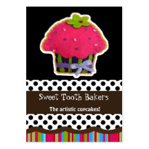 fun cupcake business Cards