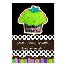 fun cupcake business Cards