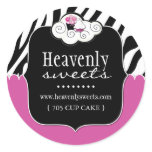 Fun Cupcake Packaging Stickers