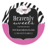 Fun Cupcake Packaging Stickers