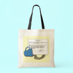 Fun Custom Prescription Coffee Lover Tote bags