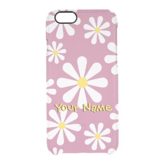 Fun Custom Vintage Daisy Pink, Yellow and White