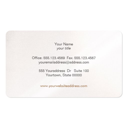 Fun & Cute Fashion Boutique Faux Silver Sequins Business Card Templates (back side)
