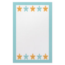 Fun cute under the sea starfish stationery paper