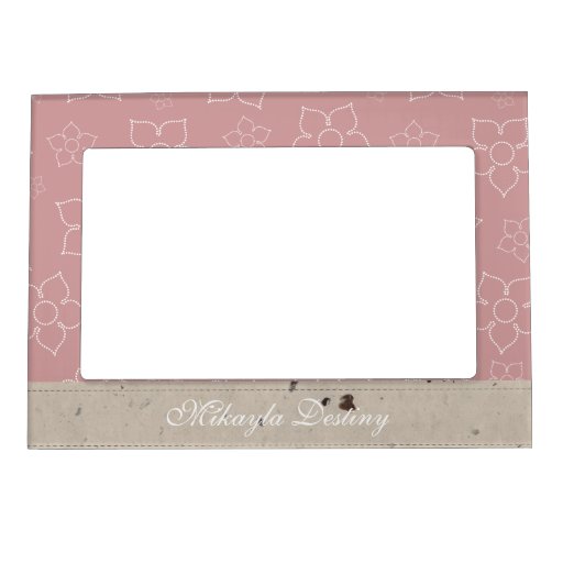 Fun Dotted Flowers Photo Frame Zazzle