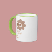 Fun Earthy Flower mugs