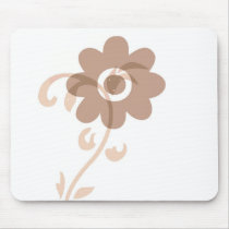 Fun Earthy Flower Mouse Pads