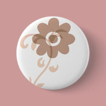 Fun Earthy Flower buttons