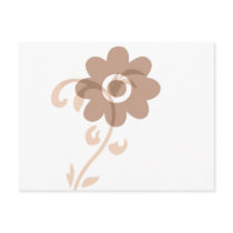 Fun Earthy Flower Postcards