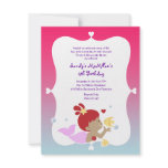 Fun Ethnic Mermaid Birthday Party Invitation