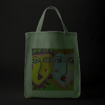 Fun Faces Tote bags