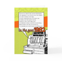 Fun Facts Birthday – Cost of Living in 1982 Greeting Cards
