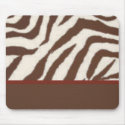 Fun & Fashionable Brown/Red Giraffe Print mousepads by EndangeredWild Fun & Fashionable Brown/Red Giraffe Print mousepads