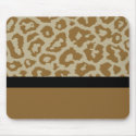 Fun & Fashionable Leopard Print Mousepad by EndangeredWild Fun & Fashionable Leopard Print Mousepad