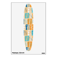 Fun Flip Flops Surf Board Wall Graphics