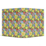 Fun Floral Bright 1.5" Binder