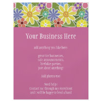 Fun Floral Bright Flyer