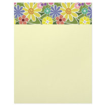 Fun Floral Bright Letterhead -TBA