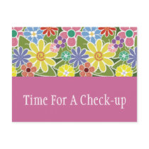 Fun Floral Bright Postcard by Pen_And_Ink Fun Floral Bright Postcard