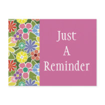 Fun Floral Bright Postcard by Pen_And_Ink Fun Floral Bright Postcard