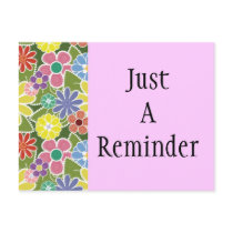 Fun Floral Bright Postcard by Pen_And_Ink Fun Floral Bright Postcard