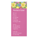 Fun Floral Bright Rack Card