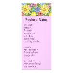 Fun Floral Bright Rack Card