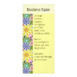 Fun Floral Bright Rack Card