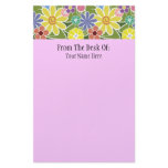 Fun Floral Bright Stationery