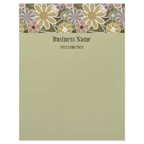 Fun Floral Letterhead