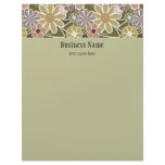 Fun Floral Letterhead