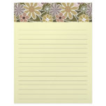 Fun Floral Lined Letterhead