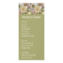Fun Floral Rack Card