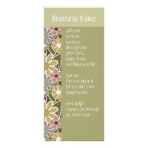 Fun Floral Rack Card