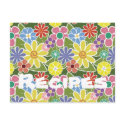 Fun Floral Recipe Card by Pen_And_Ink