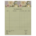 Fun Florals Order Form flyers by Pen_And_Ink Fun Florals Order Form flyers