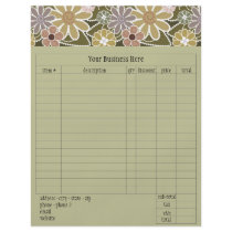 Fun Florals Order Form flyers