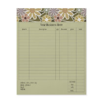 Fun Florals Small Order Form flyers