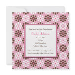 Fun Flower Baby Shower Invitation