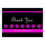 Fun Flower Girl Thank You Card