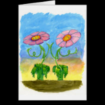 Fun Flowers:  Mother's/ValentinesDay Card cards