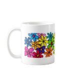fun flowers mug