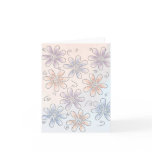 Fun flowers note card