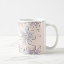 Fun flowers on mug