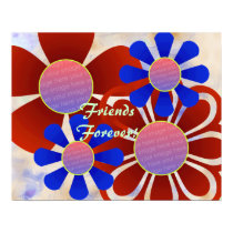 Fun Flowers Photo Frame Print by Customizables Fun Flowers Photo Frame Print