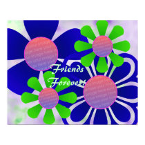 Fun Flowers Photo Frame Print by Customizables Fun Flowers Photo Frame Print
