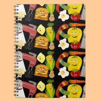 Fun Food Collage notebooks