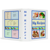 Fun Food Group Recipe Binder